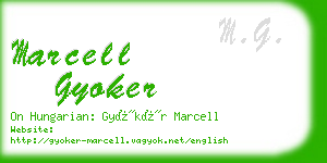 marcell gyoker business card